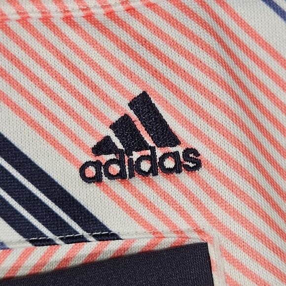 VTG Adidas Women's Climacool Golf Tennis Skort Coral  Navy Performance Fabric - Picture 3 of 16